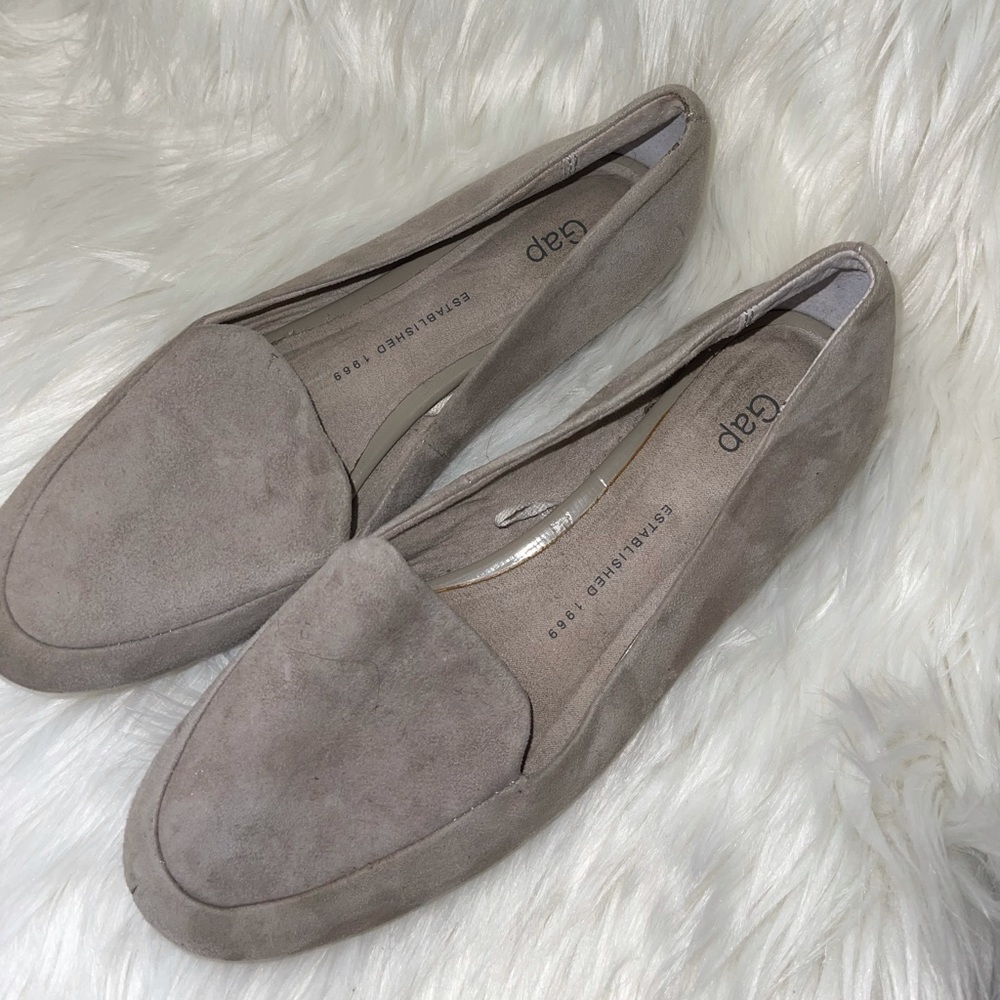 Gap, Grey, suede flats.